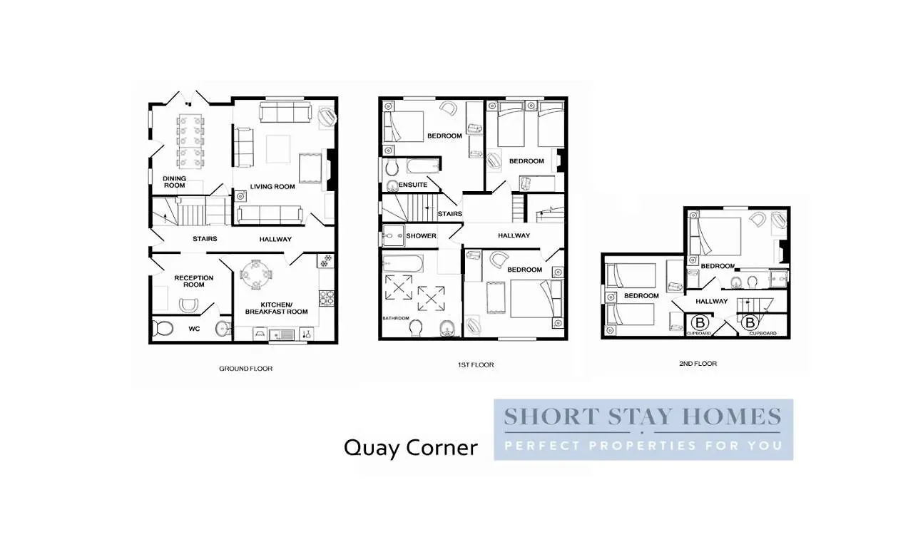 Quay Corner, 5 Bed House, Christchurch
